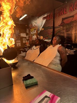   at Menbaka Fire Ramen めん馬鹿 in Kyoto