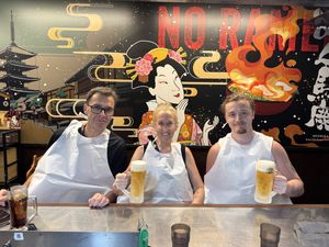   at Menbaka Fire Ramen めん馬鹿 in Kyoto