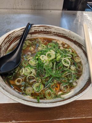 Vegan option at Menbaka Fire Ramen めん馬鹿 in Kyoto