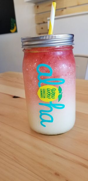 Lava Flow Lemonade at Wow Wow Hawaiian Lemonade in Glendale