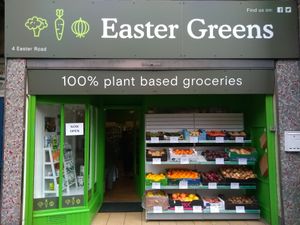 Store front at Easter Greens in Edinburgh