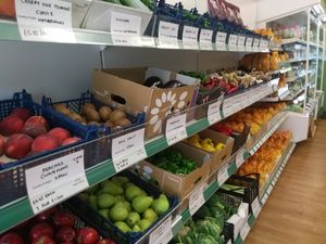 Fruit and veg at Easter Greens in Edinburgh