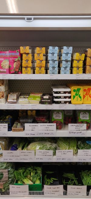 Fridge at Easter Greens in Edinburgh