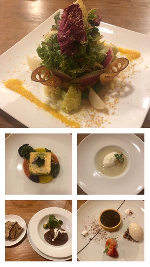 delicious and very artistic course at Awatama in Maebashi