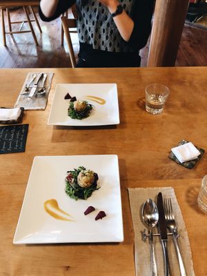 salad at Awatama in Maebashi