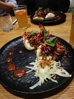 Bao Buns at Spojka Karlin in Prague
