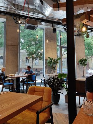 Interior at Spojka Karlin in Prague