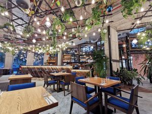 Interior at Spojka Karlin in Prague