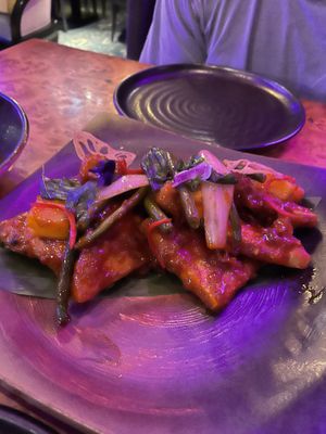 Kung pao tofu  at Tattu in Birmingham