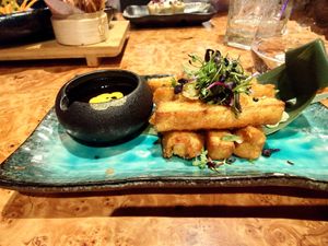 Salt & pepper tofu at Tattu in Birmingham