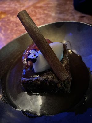 Pear Sticky Toffee pudding 👌  at Tattu in Manchester