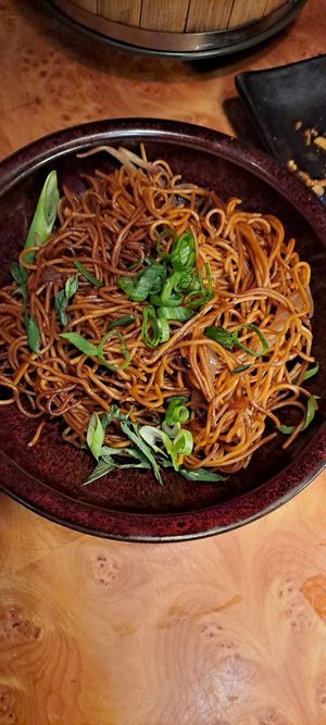 Noodles at Tattu in Manchester