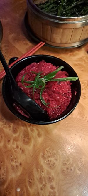 Candy rice at Tattu in Manchester