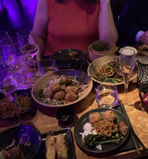 Just some of the dishes  at Tattu in Leeds