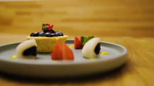 French Tart + Mozzi = Mist vegan restaurant 🥰 at Mist in Prague