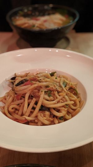 Fried Udon Noodles at Mist in Prague