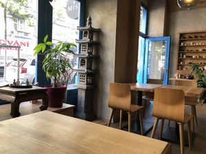 Seating area  at Mist in Prague