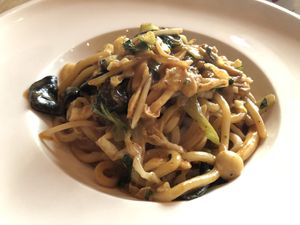 Udon noodles  at Mist in Prague