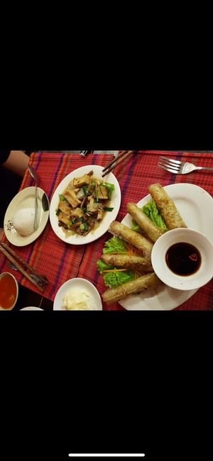 Nems et tofu frit  at Sapa Classic Vegan in Sapa