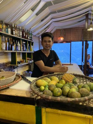 This is Choong. This is his place. He is awesome and a great cook!  at Sapa Classic Vegan in Sapa