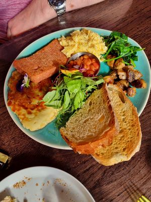 Veggie breakfast at Koo-ee Cafe in Glasgow