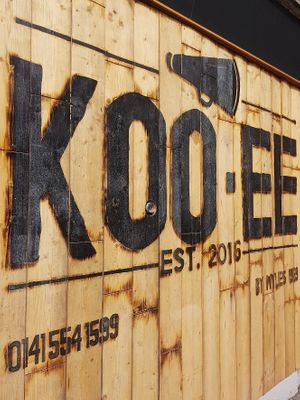 Koo-ee Cafe Logo at Koo-ee Cafe in Glasgow