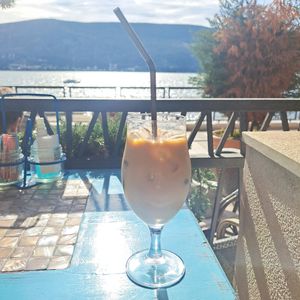 Soya iced latte at Peter's Pie & Coffee Bar in Herceg Novi
