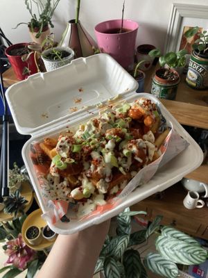 Wings & fries  at Herbivorous in Sheffield