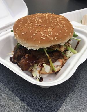 Hoisin Duck Burger   at Herbivorous in Sheffield