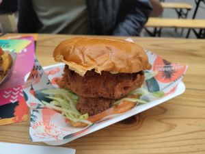 KFC style chicken. Amazing! at Herbivorous in Sheffield