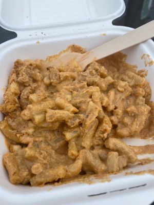 Mac n cheese at Herbivorous in Sheffield