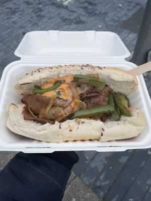 Cheesesteak  at Herbivorous in Sheffield