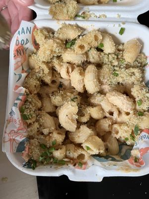 Mac and cheese  at Herbivorous in Sheffield