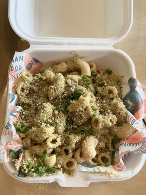 Mac and cheese  at Herbivorous in Sheffield