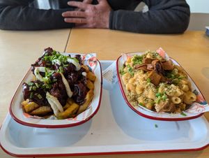 Vegan dishes at Herbivorous at Herbivorous in Sheffield