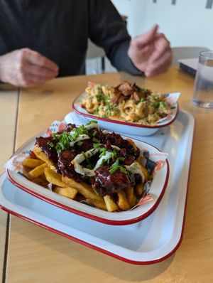 Vegan dishes at Herbivorous at Herbivorous in Sheffield