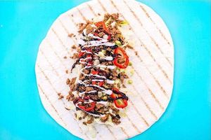 Hoisin "Duck" Seitan Wrao at Herbivorous in Sheffield