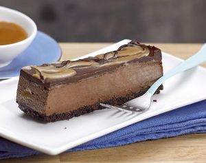 Chocolate & Caramel Cheesecake at Herbivorous in Sheffield