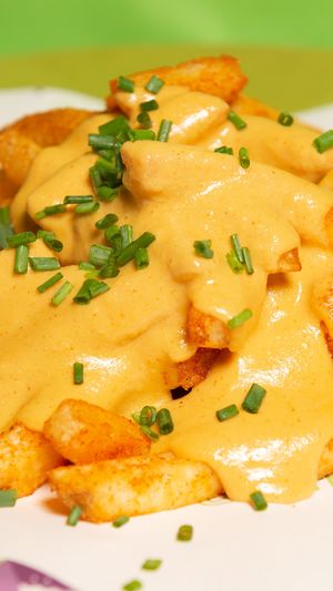 Cheezy Loaded Fries at Herbivorous in Sheffield