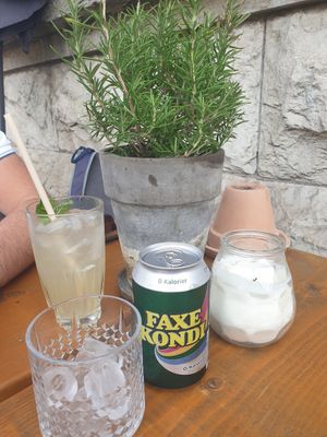 Nice table decoration at DEJ in Copenhagen