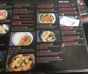 Page 1 part 2 at Samurai Ramen in Barcelona