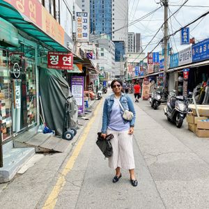 Shopping for materials in Seoul, Korea  at Gunas in Long Island City