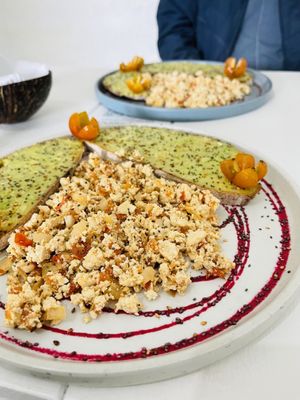 Tofu scramble   at Coco Bowl in Salento