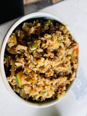 Rice dish  at Coco Bowl in Salento