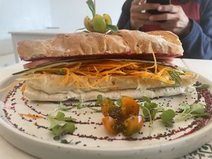 Banh mi  at Coco Bowl in Salento