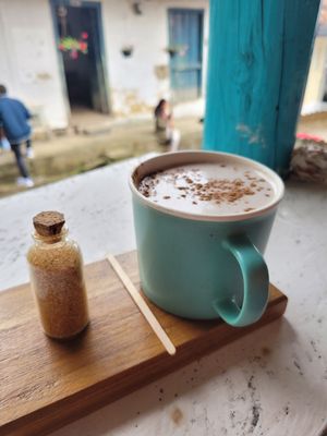 chai latte at Coco Bowl in Salento