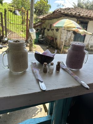 PB and power smoothie  at Coco Bowl in Salento