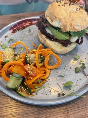 Burger 🌶️   at Coco Bowl in Salento