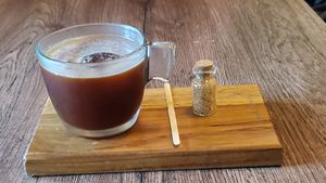 Cold black at Coco Bowl in Salento