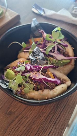 Bao bun at Coco Bowl in Salento